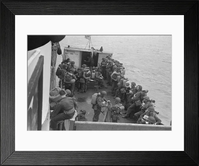 Framed Print : Re-enforcements arriving off the Normandy coast 10 days after the D-Day landings 16th Framed Print : Re-enforcements arriving off the Normandy coast 10 days after the D-Day landings 16th