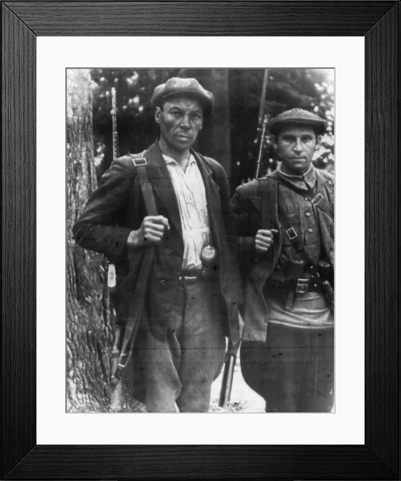 Framed Print : Russian front. This picture taken when Russia had joined the Allies in