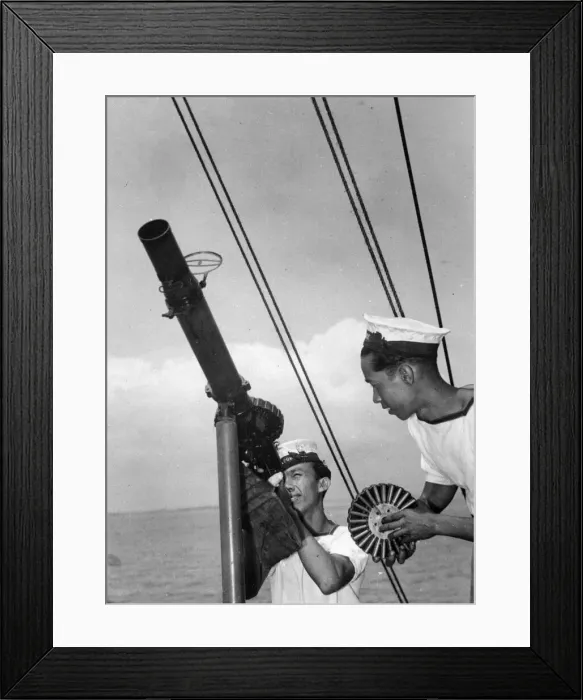 Framed Print : Sweeping the channels into Singapore, one of the most vital Framed Print : Sweeping the channels into Singapore, one of the most vital