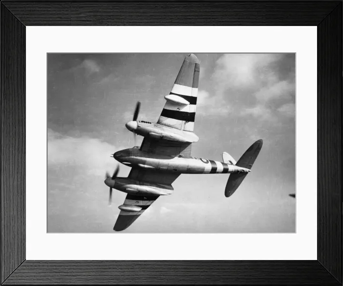 Framed Print : Mosquito MK XVIII plane of RAF Fighter Command in flight during the Second World War Framed Print : Mosquito MK XVIII plane of RAF Fighter Command in flight during the Second World War