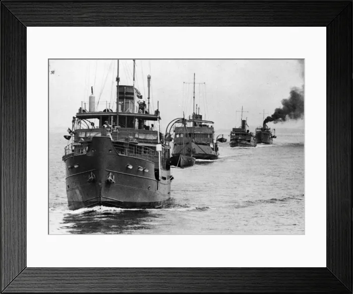 Framed Print : Sweeping the channels into Singapore, one of the most vital Framed Print : Sweeping the channels into Singapore, one of the most vital