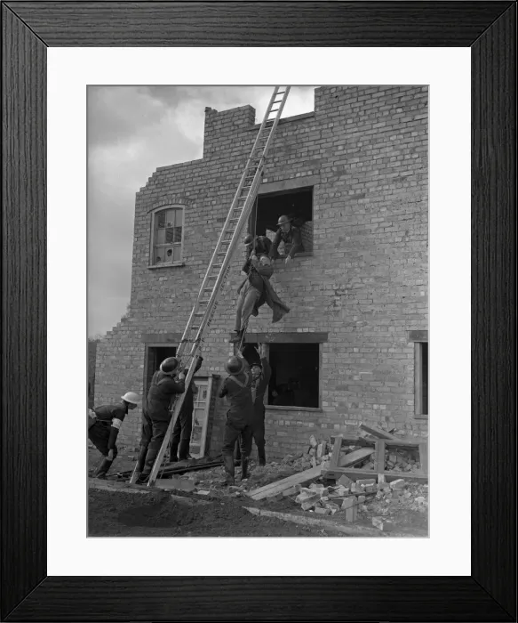 Framed Print : Mutual Aid in Air Defence. The first trial in the Midland Civil Defence Region of Framed Print : Mutual Aid in Air Defence. The first trial in the Midland Civil Defence Region of