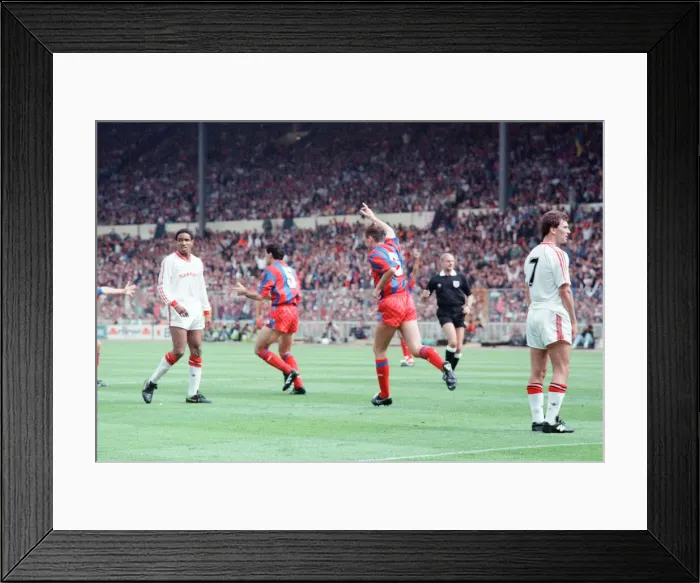 Framed Print : Crystal Palace 3-3 Manchester United, FA Cup Final, Wembley Stadium