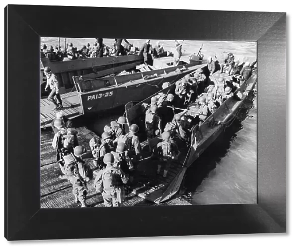 The landing craft, vehicle, personnel (LCVP) or Higgins boat
