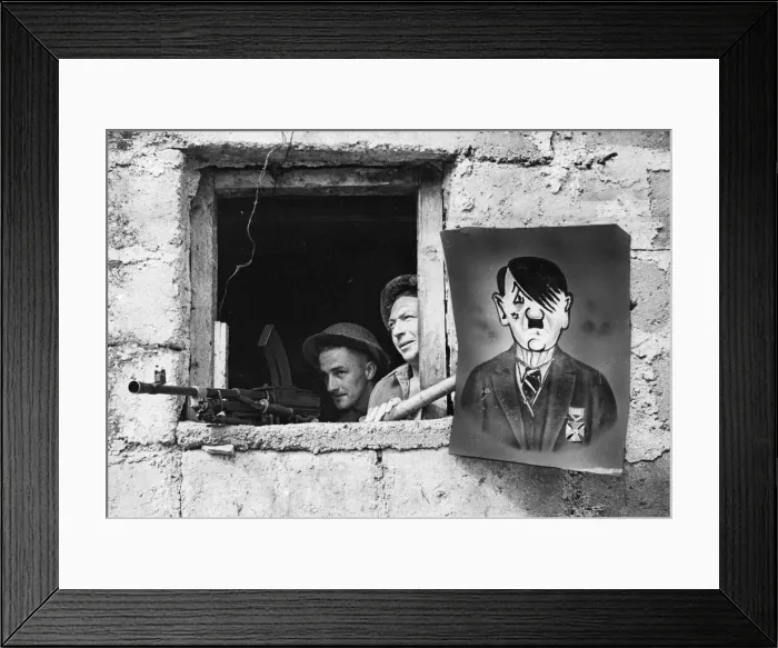 Framed Print : The Battle of Monte Cassino, a series of four assaults by Allied Forces against the Axis Framed Print : The Battle of Monte Cassino, a series of four assaults by Allied Forces against the Axis