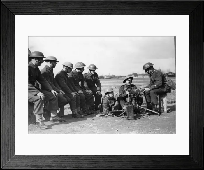 Framed Print : A battalion of the Middlesex Regiment serving with we British Expeditionary Force in Framed Print : A battalion of the Middlesex Regiment serving with we British Expeditionary Force in