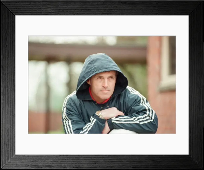 Framed Print : Dario Gradi, Crewe Alexandra Manager, Wednesday 19th February 1997 Framed Print : Dario Gradi, Crewe Alexandra Manager, Wednesday 19th February 1997