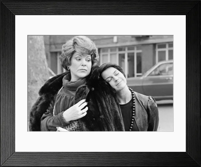 Framed Print : Toyah Willcox and Prunella Scales, stars of Movie Queen'. 6th April 1984 Framed Print : Toyah Willcox and Prunella Scales, stars of Movie Queen'. 6th April 1984