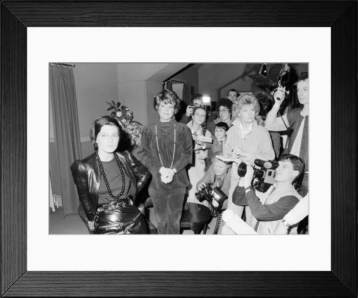 Framed Print : Toyah Willcox and Prunella Scales, stars of Movie Queen'. 6th April 1984 Framed Print : Toyah Willcox and Prunella Scales, stars of Movie Queen'. 6th April 1984