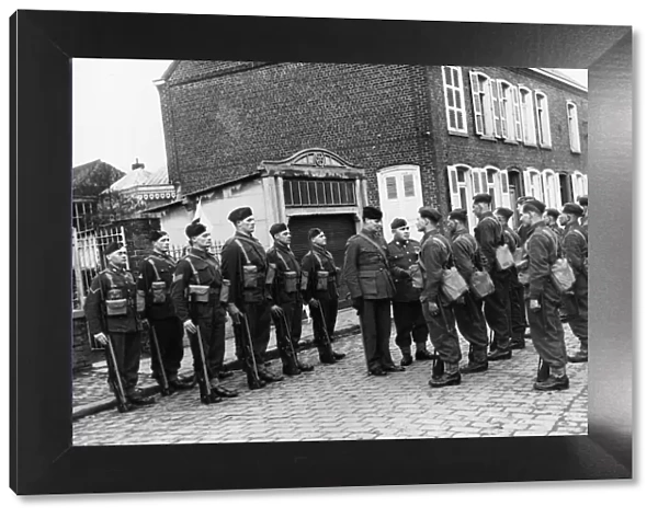 A battalion of the Hampshire Regiment serving with we British Expeditionary Force in