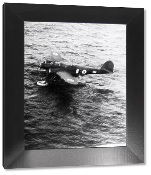 Beaufighter captains  /  Leader P. A. S. Payne and crew rescued by an Italian float plane