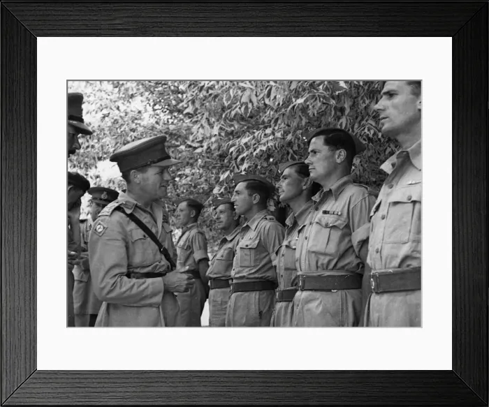 Framed Print : Lieutenant General Sir John Harding, British 13th Corps Commander Framed Print : Lieutenant General Sir John Harding, British 13th Corps Commander