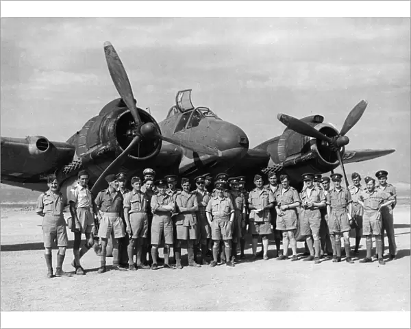Air correspondents of London newspapers visit Royal Air Force Commands in North Africa