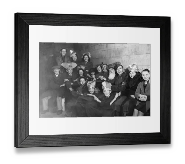 Framed Print : A Shelter Party in Bedminster, South of the city of Bristol Framed Print : A Shelter Party in Bedminster, South of the city of Bristol