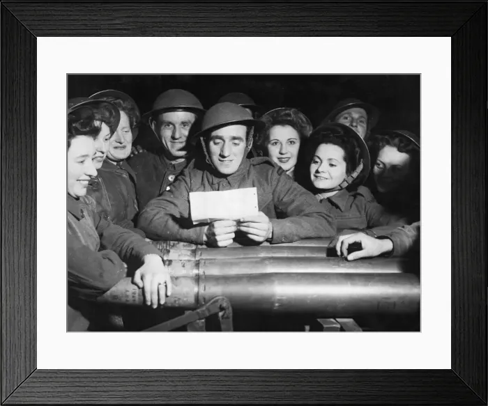 Framed Print : Prime Minister Winston Churchill sent a message of congratulations to General Sir F. A Framed Print : Prime Minister Winston Churchill sent a message of congratulations to General Sir F. A