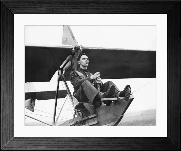 Framed Print : Picture shows 18 years old grocers assistant, Sidney Wallbutten from Cornwall Framed Print : Picture shows 18 years old grocers assistant, Sidney Wallbutten from Cornwall
