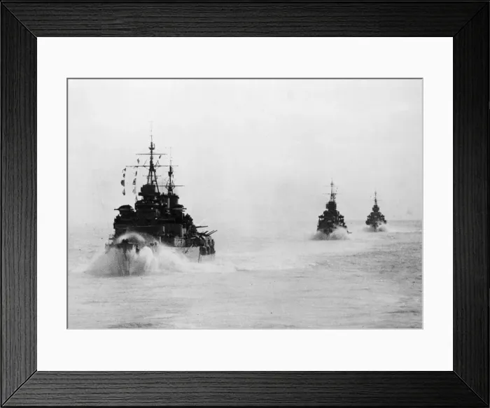 Framed Print : British Naval escort and convoy in the Mediterranean. On board HMS Sheffield Framed Print : British Naval escort and convoy in the Mediterranean. On board HMS Sheffield