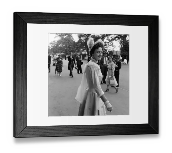 Framed Print : Royal Ascot 1955, Mrs G Glenville-Williams, Thursday 14th July 1955 Framed Print : Royal Ascot 1955, Mrs G Glenville-Williams, Thursday 14th July 1955