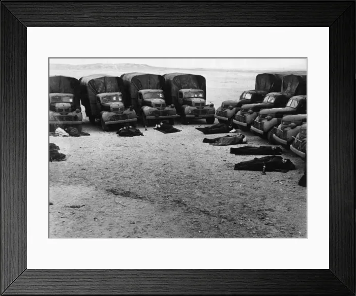 Framed Print : This Auxiliary Territorial Service (ATS) company of drivers was formed In the Middle East Framed Print : This Auxiliary Territorial Service (ATS) company of drivers was formed In the Middle East