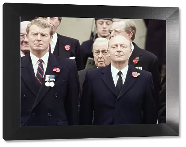 Remembrance Day parade at Whitehall, London. Paddy Ashdown