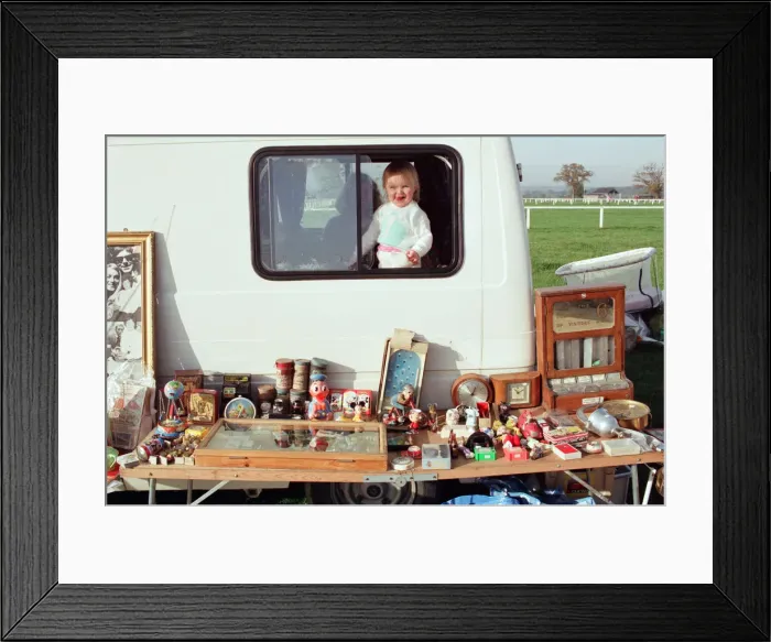 Framed Print : Antique car boot sale. 7th November 1991 Framed Print : Antique car boot sale. 7th November 1991