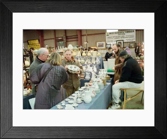 Framed Print : Antique car boot sale. 7th November 1991 Framed Print : Antique car boot sale. 7th November 1991