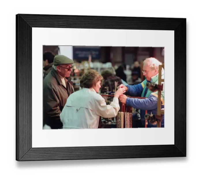 Framed Print : Antique car boot sale. 7th November 1991 Framed Print : Antique car boot sale. 7th November 1991