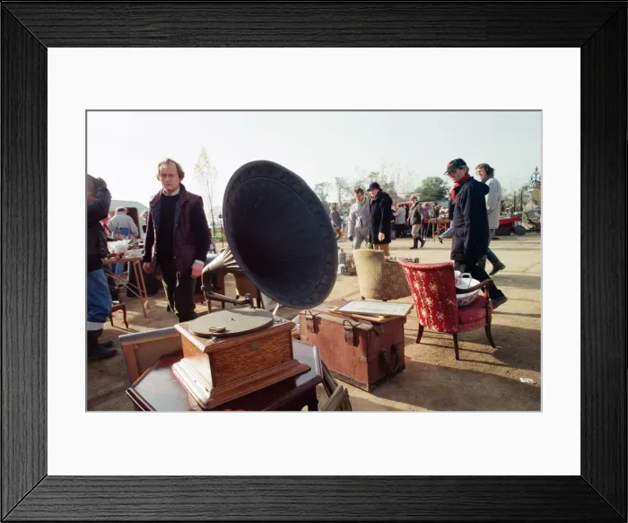 Framed Print : Antique car boot sale - 7th November 1991 Framed Print : Antique car boot sale - 7th November 1991