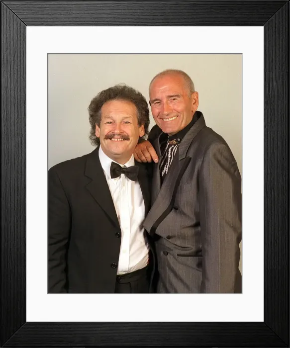 Framed Print : Tommy Cannon and Bobby Ball Comedians August 1999 in The Cannon And Ball Show Framed Print : Tommy Cannon and Bobby Ball Comedians August 1999 in The Cannon And Ball Show