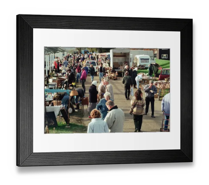 Framed Print : Antique car boot sale. 7th November 1991 Framed Print : Antique car boot sale. 7th November 1991