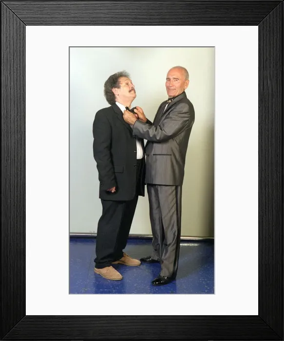 Framed Print : Tommy Cannon and Bobby Ball Comedians August 1999 in The Cannon And Ball Show