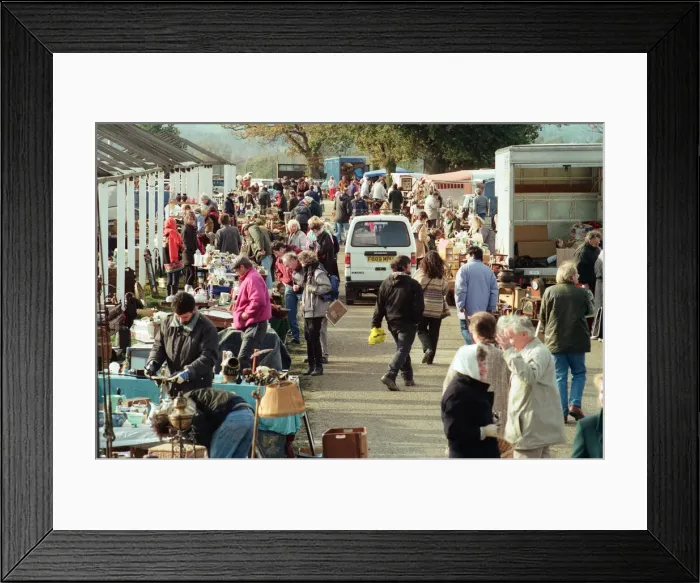 Framed Print : Antique car boot sale. 7th November 1991 Framed Print : Antique car boot sale. 7th November 1991