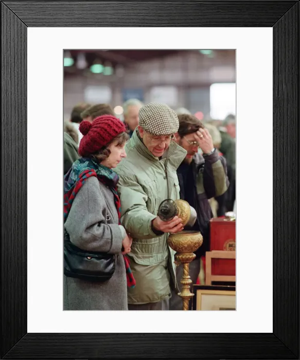 Framed Print : Antique car boot sale. 7th November 1991 Framed Print : Antique car boot sale. 7th November 1991