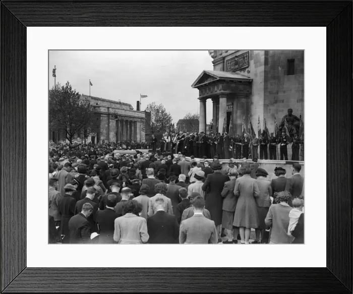 Framed Print : Civic authorities at the Hall of Memories, Centenary Square, Birmingham Framed Print : Civic authorities at the Hall of Memories, Centenary Square, Birmingham