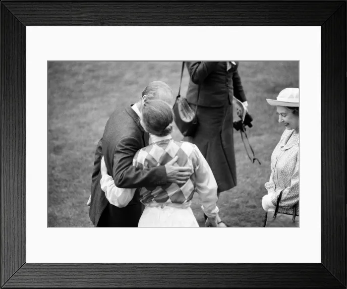 Framed Print : Members of the Royal Family at Ascot Racecourse, Berkshire Framed Print : Members of the Royal Family at Ascot Racecourse, Berkshire
