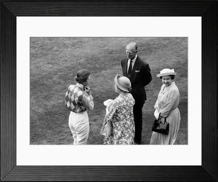 Framed Print : Members of the Royal Family at Ascot Racecourse, Berkshire Framed Print : Members of the Royal Family at Ascot Racecourse, Berkshire