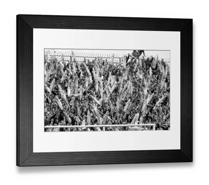 Framed Print : Grimsby Town FC against Wimbledon - Fifth Round FA Cup match 18th February 1989 Framed Print : Grimsby Town FC against Wimbledon - Fifth Round FA Cup match 18th February 1989