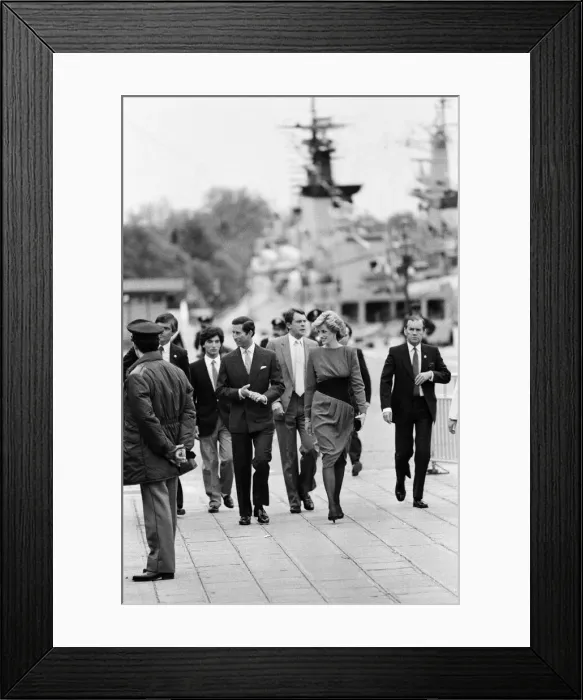 Framed Print : Prince Charles, Prince of Wales and Diana, Princess of Wales visit Italy. May 1985 Framed Print : Prince Charles, Prince of Wales and Diana, Princess of Wales visit Italy. May 1985