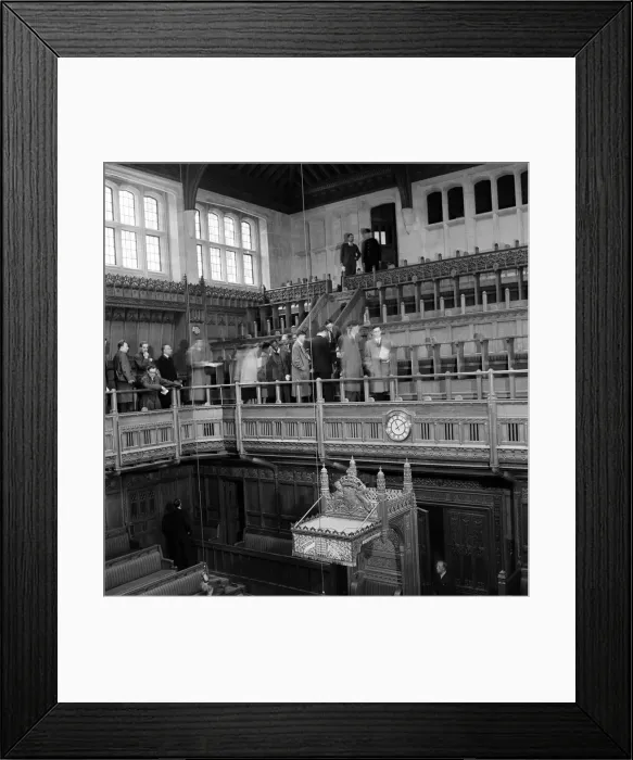 Framed Print : The new Chamber of the House of Commons, which will be opened on the 26th October