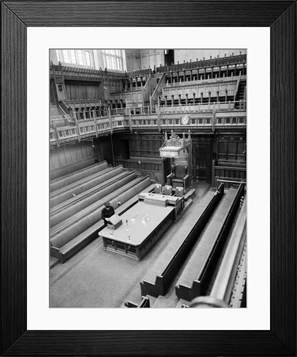 Framed Print : The new Chamber of the House of Commons, which will be opened on the 26th October Framed Print : The new Chamber of the House of Commons, which will be opened on the 26th October