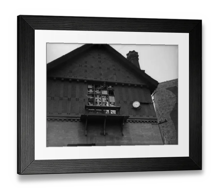 Framed Print : Damage to the Cadbury factory at Bournville, Birmingham following a raid on the city Framed Print : Damage to the Cadbury factory at Bournville, Birmingham following a raid on the city