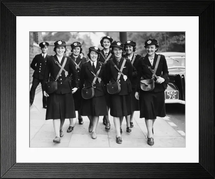 Framed Print : Conductors undergoing training for their duties with the Liverpool Corporation Passenger Framed Print : Conductors undergoing training for their duties with the Liverpool Corporation Passenger