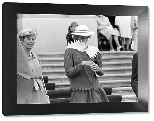 Diana, Princess of Wales in Edmonton, Canada. June 1983