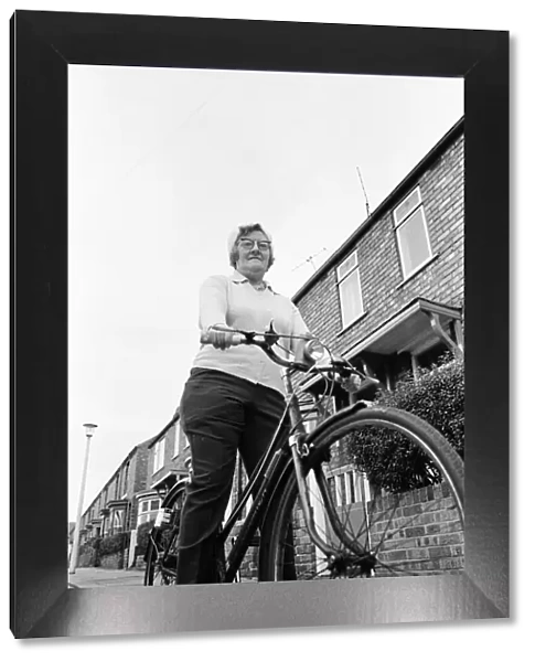 Doris The Cycling Barmaid, Middlesbrough, 1972
