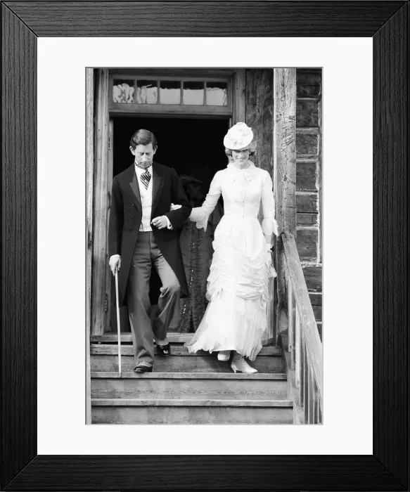 Framed Print : Prince and Princess of Wales tour of Canada in June 1983 Framed Print : Prince and Princess of Wales tour of Canada in June 1983