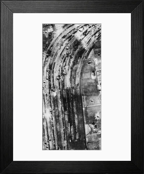 Framed Print : R. A. F. Wellingtons and Liberators recently attacked railway yards at Padua Framed Print : R. A. F. Wellingtons and Liberators recently attacked railway yards at Padua
