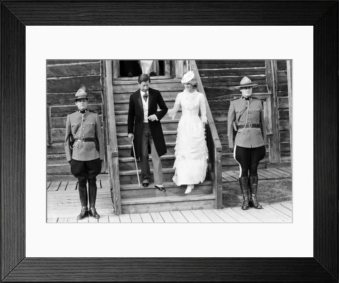 Framed Print : Prince and Princess of Wales tour of Canada in June 1983