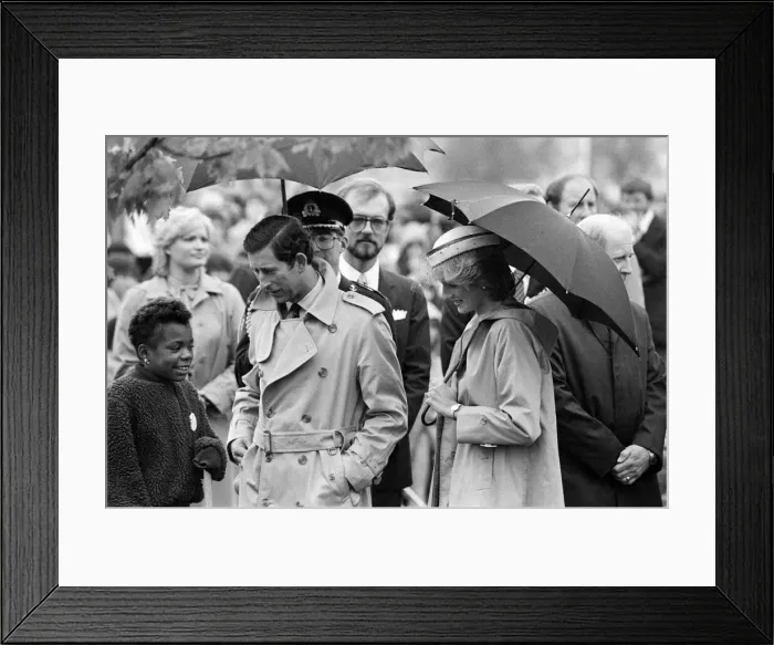 Framed Print : Diana, Princess of Wales and Prince Charles, Prince of Wales in Halifax, Canada Framed Print : Diana, Princess of Wales and Prince Charles, Prince of Wales in Halifax, Canada