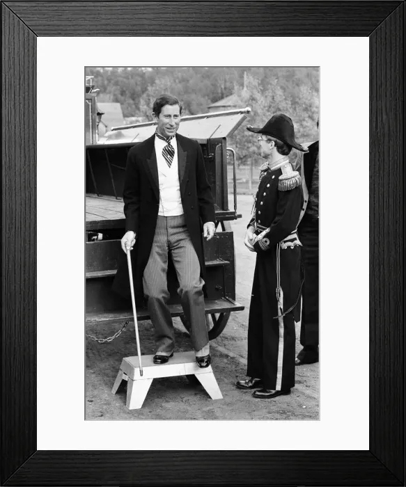 Framed Print : Prince and Princess of Wales tour of Canada in June 1983 Framed Print : Prince and Princess of Wales tour of Canada in June 1983