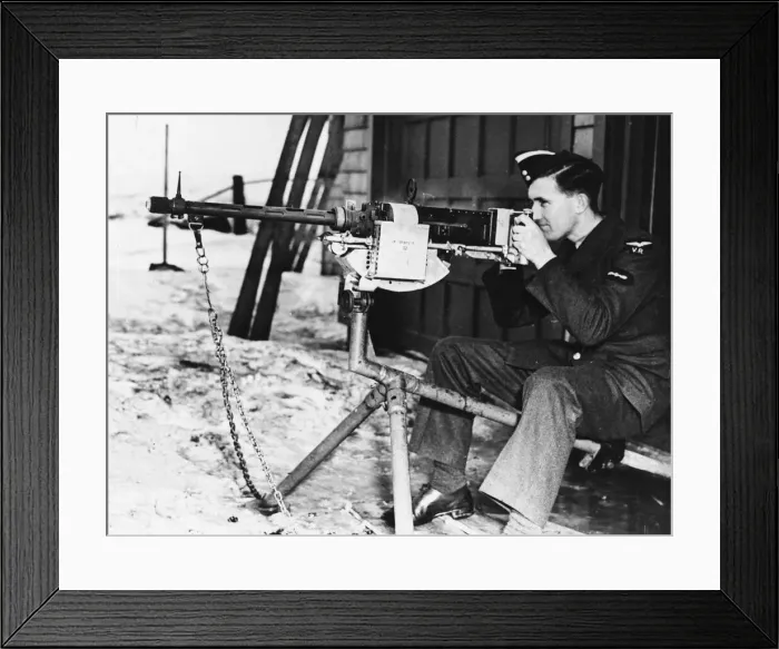 Framed Print : Leading Aircraftman Albert Yoxon who is training as an air bomber Framed Print : Leading Aircraftman Albert Yoxon who is training as an air bomber